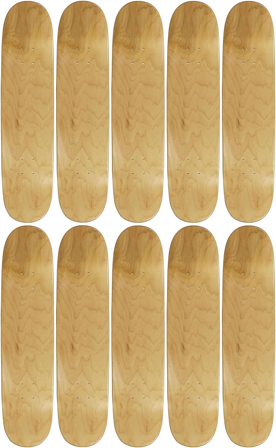 10 Pro Skateboard Decks Blank Choose Your Color + Size (7.75" 8.0" 8.25" 8.5")