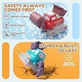 Lehoo Castle 6-in-1 Construction Toy Car Set Digger Bulldozer Rollers for view 5