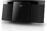 Panasonic SC HC200EB K Modern HiFi System 20W Bluetooth CD USB FM Radio Black view 2