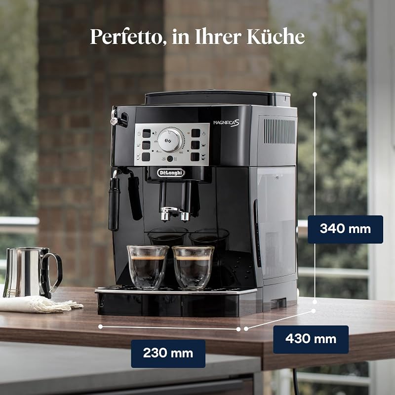 Magnifica S - Kaffeevollautomat 2 Getränke Schwarz