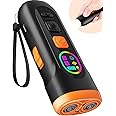 HHKDD Dog Bark Deterrent Devices, Anti Barking Device for Dogs Barking Silencer Dog Whistle Up to 50ft Stops Bad Behavior Dog Training Tool, 3 Modes & LED Light Ultrasonic Dog Trainer Indoor Outdoor