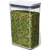 OXO Good Grips POP Container, 2.7 Qt | Push-Button Seal, Stackable, Pantry, Kitchen Essentials, Pasta, Rice, Grains, Snacks,
