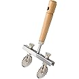 Eppicotispai Aluminium and Stainless Steel Double Adjustable Pastry Wheel
