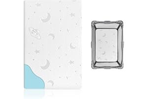 NEKSUN Pack and Play Mattress, 38x26 High Density Foam Pack N Play Mattresses Pad for Baby Toddlers, Portable Memory Foam Baby Mattress for Pack N Play with Breathable Jacquard Cover