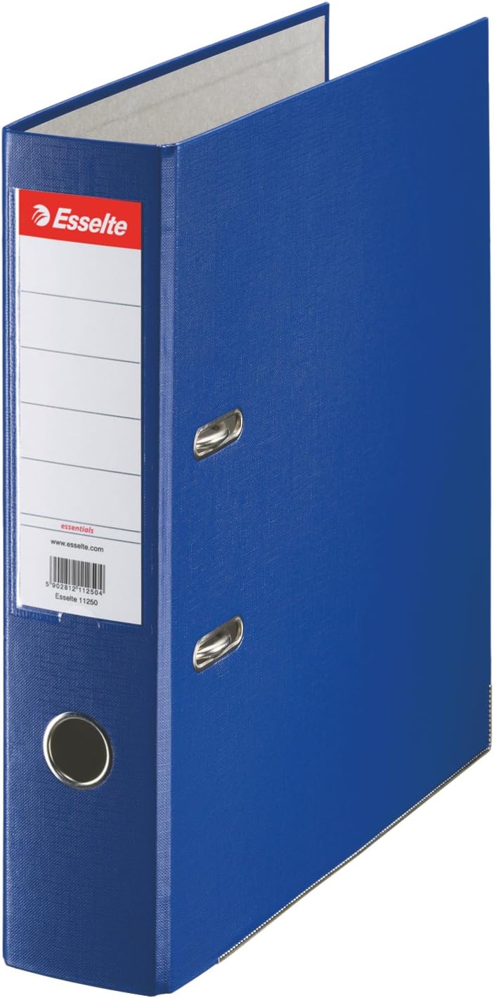 Esselte Essentials 75 mm A4 Lever Arch Files Blue, Pack of 20 Amazon