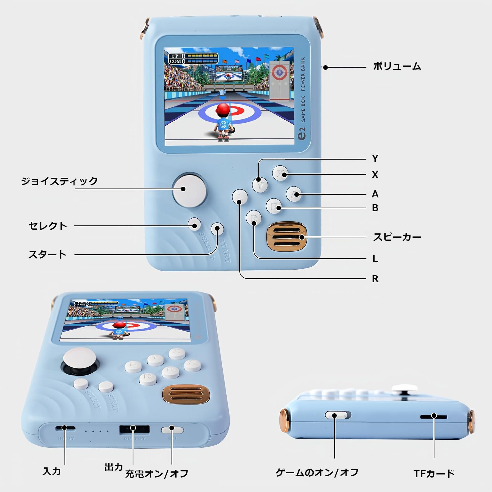 NEOCADEポータブルハンドルゲーム機 300種類内蔵 3.2インチ 携帯 ポケット ゲーム機 軽量 小型 電子 手持ち 持ち運び便利 かわいい ハンドヘルドゲーム機 おしゃれ 人気 贈り物 女性 恋人 学生 娘さん 子供に適用 誕生日、クリスマスプレゼント