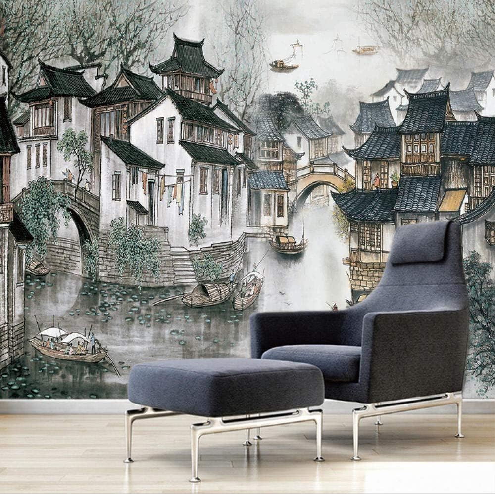 Pared Calcomanías Murales 250X175Cm Arquitectura China Decoración