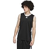Adidas Mens Basketball Legends 3-Stripes Tank Top