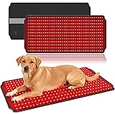 39.4"*18.1" Red Light Therapy Pad for Dogs Body, 480 LEDs Redlight Therapy Wrap with Timer, Heating Mat Products with Band for Back Belly Leg Knee Thigh, Gifts for Men, Women, Pets Dog