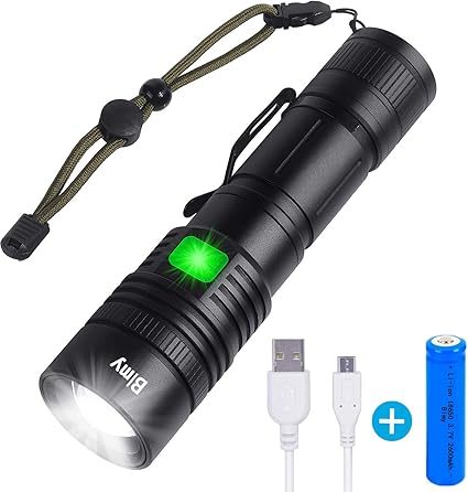 Amazon 進化版 Blmy Led 懐中電灯 Usb充電式 モバイルバッテリー機能 5モード調光 ズーム式 強力 最強 超高輝度3500ルーメン 電気出力 チウム電池が適用 軽量 小型 Cree Xhp50 防水 防災 地震 停電対策 自転車 ライト兼用 登山 釣り用 作業用 ライト