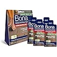 Bona Hardwood Floor Cleaner Concentrate, Cedar Wood Scent, 1 fl oz, Pack of 4 (Makes 128 fl oz) - Residue-Free Floor Cleaning Concentrate Spray Mop and Spray Bottle Refill - For Wood Floors