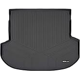 SMARTLINER All Weather Custom Fit Cargo Liner Trunk Floor Mat Compatible with 2019-2020 Hyundai Santa Fe