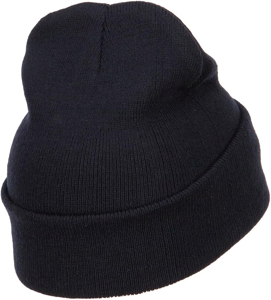 e4Hats US Army Veteran Military Embroidered Long Beanie - Black OSFM: Clothing
