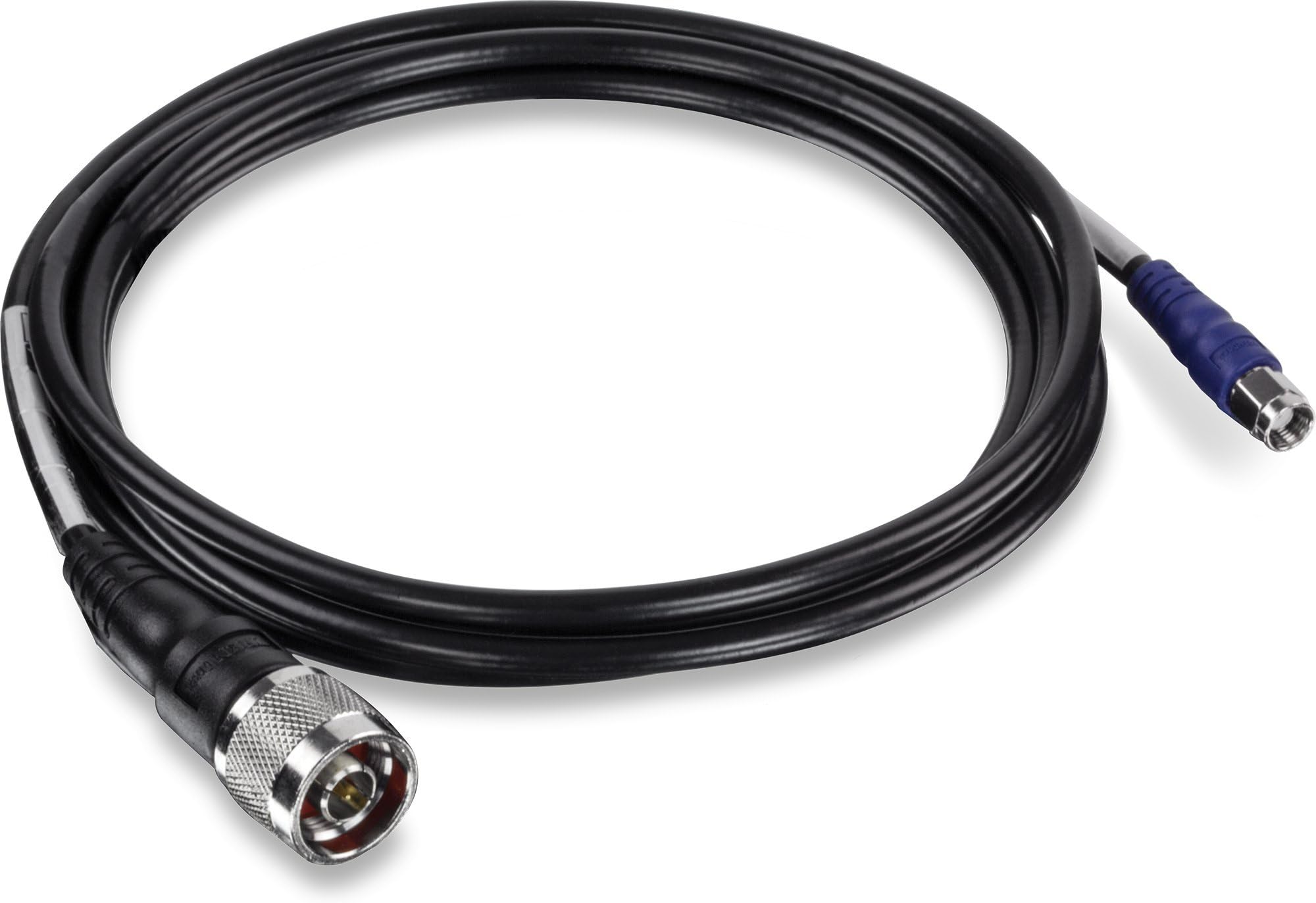 TRENDnet TEW-L202 Reverse SMA Female to N-Type Male Weatherproof Connector Cable,Black (6.5ft,2m)