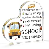 School Bus Driver Appreciation Gifts Thank My Drivers Acrylic Sign Back to School Gift from Students to Bus Drivers Schoolbus Drivers Birthday Retirement Gift