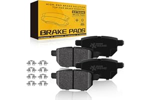 TOVASTY 4PCS Rear Brake Pads Premium Carbon Ceramic Pad Compatible with Toyota Corolla 2009-2022, Compatible with Lexus CT200