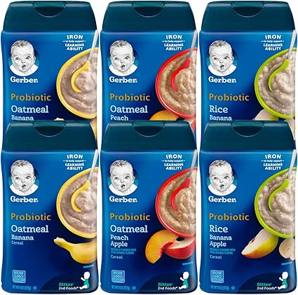 gerber rice and banana cereal