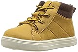 carter's Boys' Spade High-Top Sneaker, Tan, 12 M US