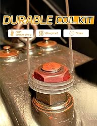 10Pcs Induction Heater Preformed Coil Kit with