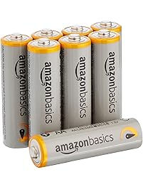 AmazonBasics AA Performance Alkaline Batteries (8-Pack) - Packaging May Vary