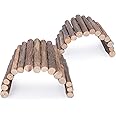 Niteangel Wooden Ladder Bridge, Hamster Mouse Rat Rodents Toy, Small Animal Chew Toy