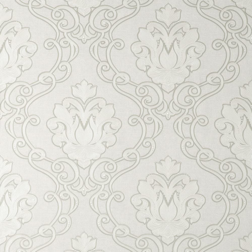 Vymura Florentine Damask White