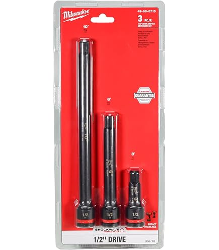 Milwaukee Socket Dp Imp Set – 1/2 Zoll, Dünnwandig Für Enge Räume