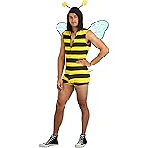 Men's Sexy Bee Costume | Adult Bumblebee Outfit for Halloween, Parties, Cosplay, and Dress-Up