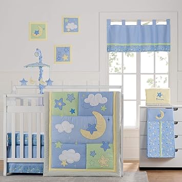 moon and stars baby bedding