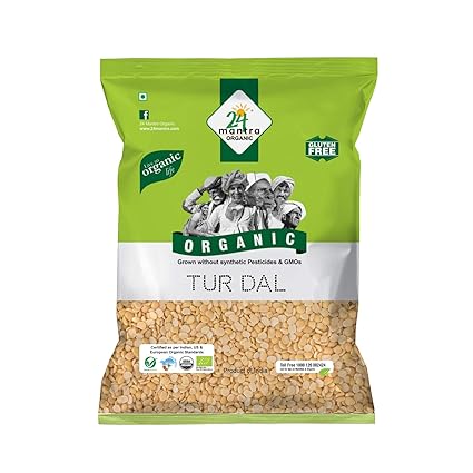 24 Mantra Organic Tur Dal, 500g