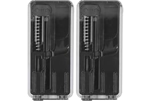 JTLB 2PCS Cigarette Explosion Beads Pushers Peppermint Cigarette Bursting Beads Pusher Box DIY Smoking Tools (Black)