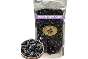 SUPERIOR NUT CHICAGO Dark Chocolate Covered Raisins – Fruity Raisins covered in 64% Rich Dark Chocolate. (2.5 lbs bag)