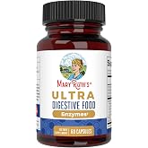 MARYRUTH'S Ultra Digestive Enzymes, Gut Health Supplement, 60 Count, Lipase | Gut Health Supplement, Digestion &amp; Immune Support, Occasional Gas &amp; Bloating Relief, 12+ Enzymes