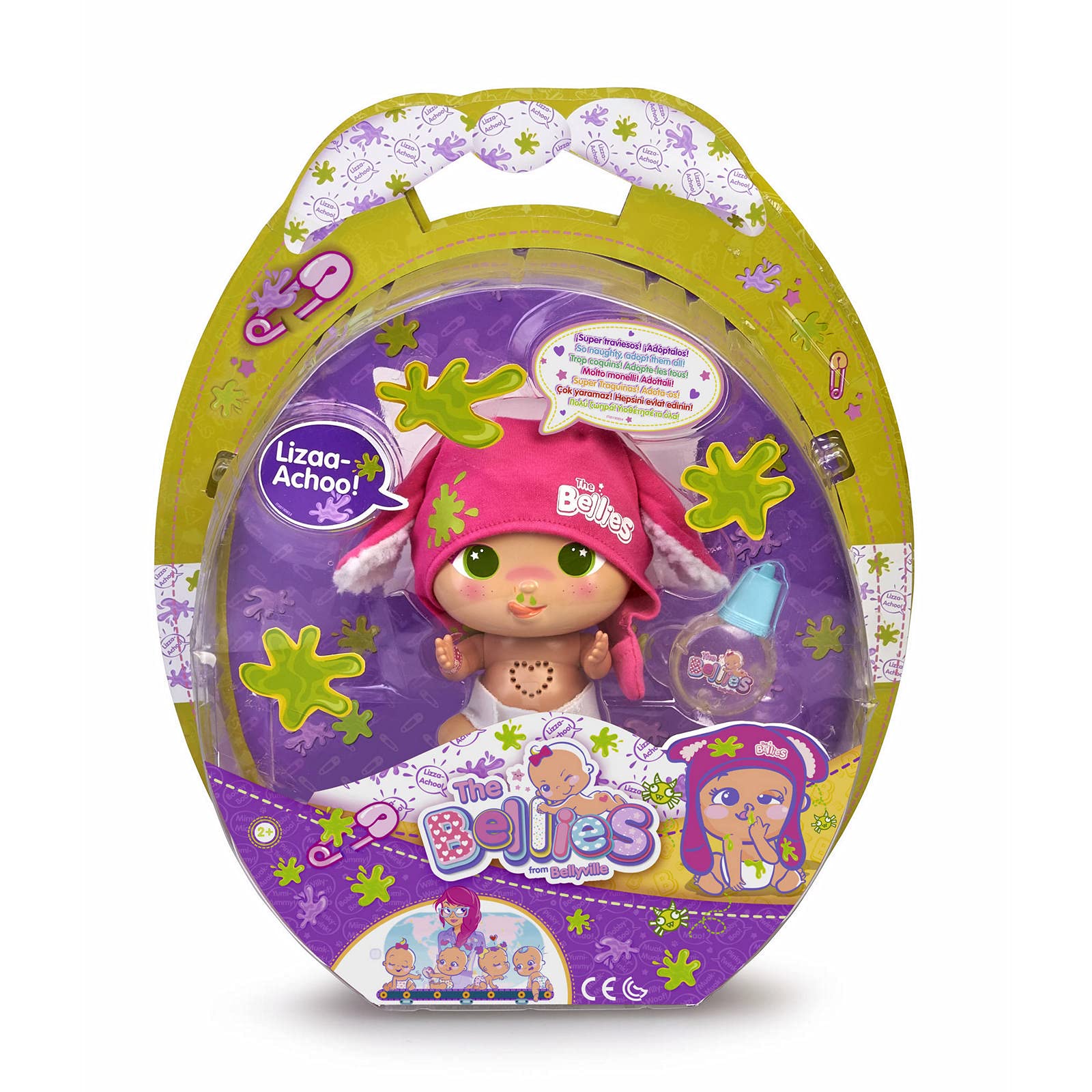 The Bellies From Bellyville - Liz-Achooo, Bellie Cold, Interactive Doll (Famous 700015774)