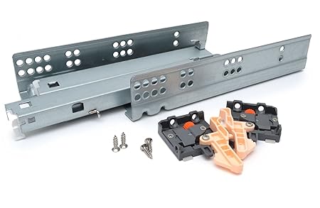 500mm Soft Close Invisible Under Mounting Drawer Runners Full