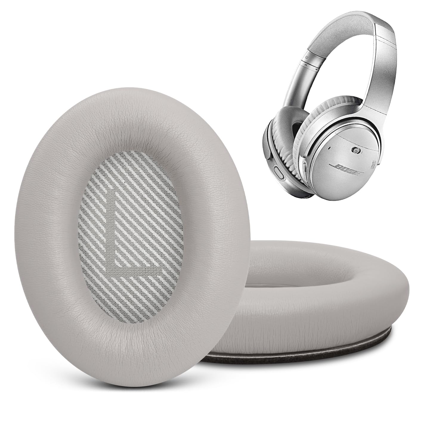 Photo 1 of Premium Replacement Ear Pads for Bose QC35 & QC35ii Headphones Made by GEVO - Comfortable Adaptive Memory Foam and Extra Durable - Fits QuietComfort 35 & 35ii / SoundLink 1&2 AE | Sandstone