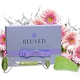 BLUVED Jade Roller for Face - Gua Sha Facial Tool