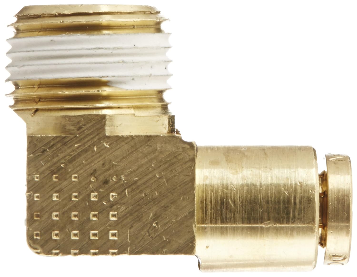 Eaton Weatherhead 1869X6X6 Brass CA360 D.O.T 3/8 NPT Male x Tube OD Air