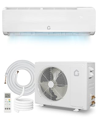 12000 BTU Mini Split Air Conditioner,19 SEER2 Ductless Inverter AC w/ 230V, Cool Up to 750 Sq. Ft with Heat Pump System,White