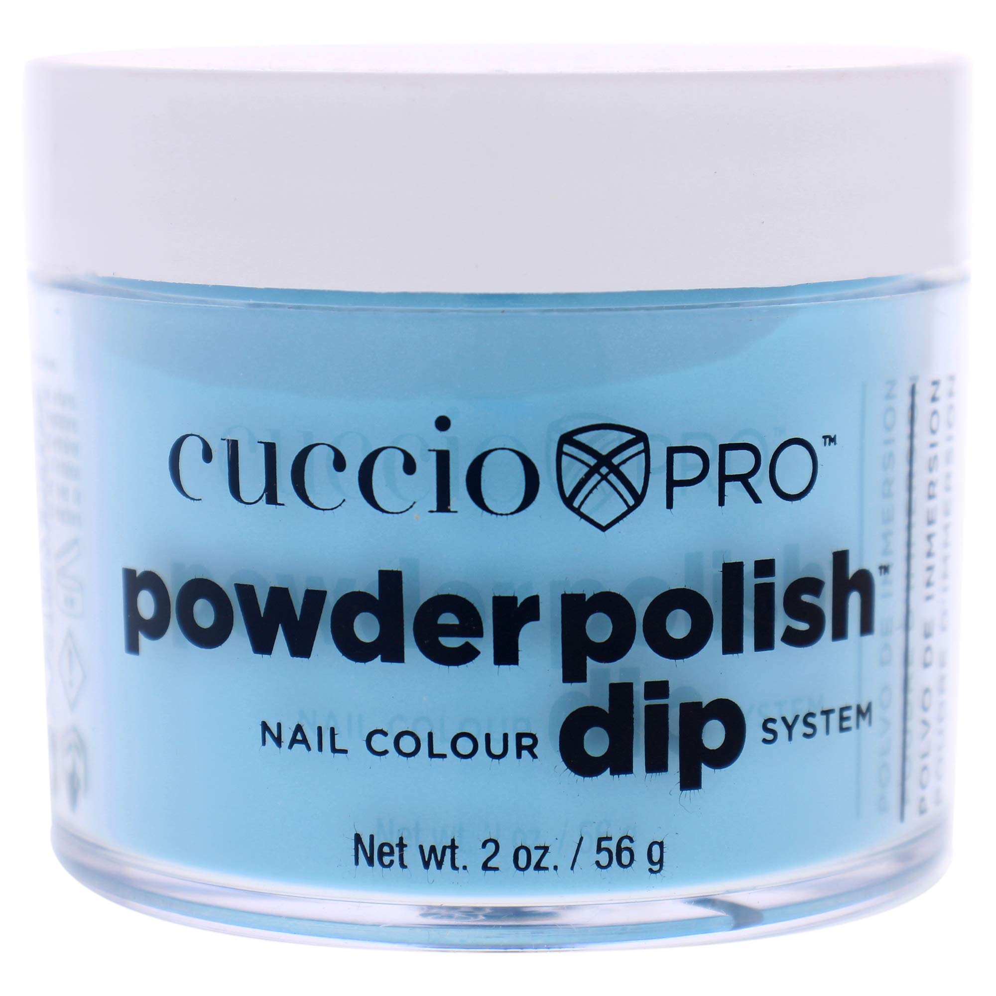 Cuccio - Pro Powder Polish Nail Colour Dip System - Baby Sky Blue - for Women - Nail Powder - 2 oz