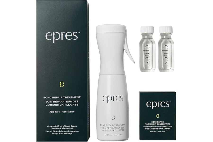 epres Healthy Hair 3-Step System Starter Kit, Includes Bond Repair Treatment & Shampoo and Conditioner