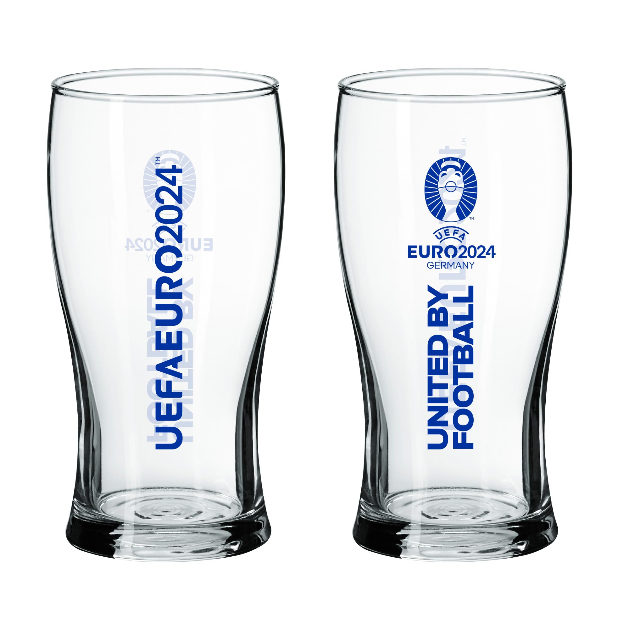 Hy-Pro Euro 2024 Pint Glass, Officially Licensed, Euro 2024 Merchandise