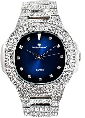 charles raymond iced out watch