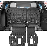 powoq Backrest Mat Compatible with 2021-2026 Toyota Sienna 3rd Row Back Seat Protector TPE Cargo Liner Cargo Mat Replacement for 2021 2022 2023 2024 2025 2026 Toyota Sienna Accessories(Backrest Mat)
