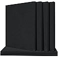 TroyStudio Thickened Acoustic Panels, 31.5 x 23.6 x 0.5 Inches Pack of 6 Felt Wall Decor Tile Sound Absorbing Board, Noise Reverb Echo Dampening Soundproof Padding for Door Music Recording Home Studio