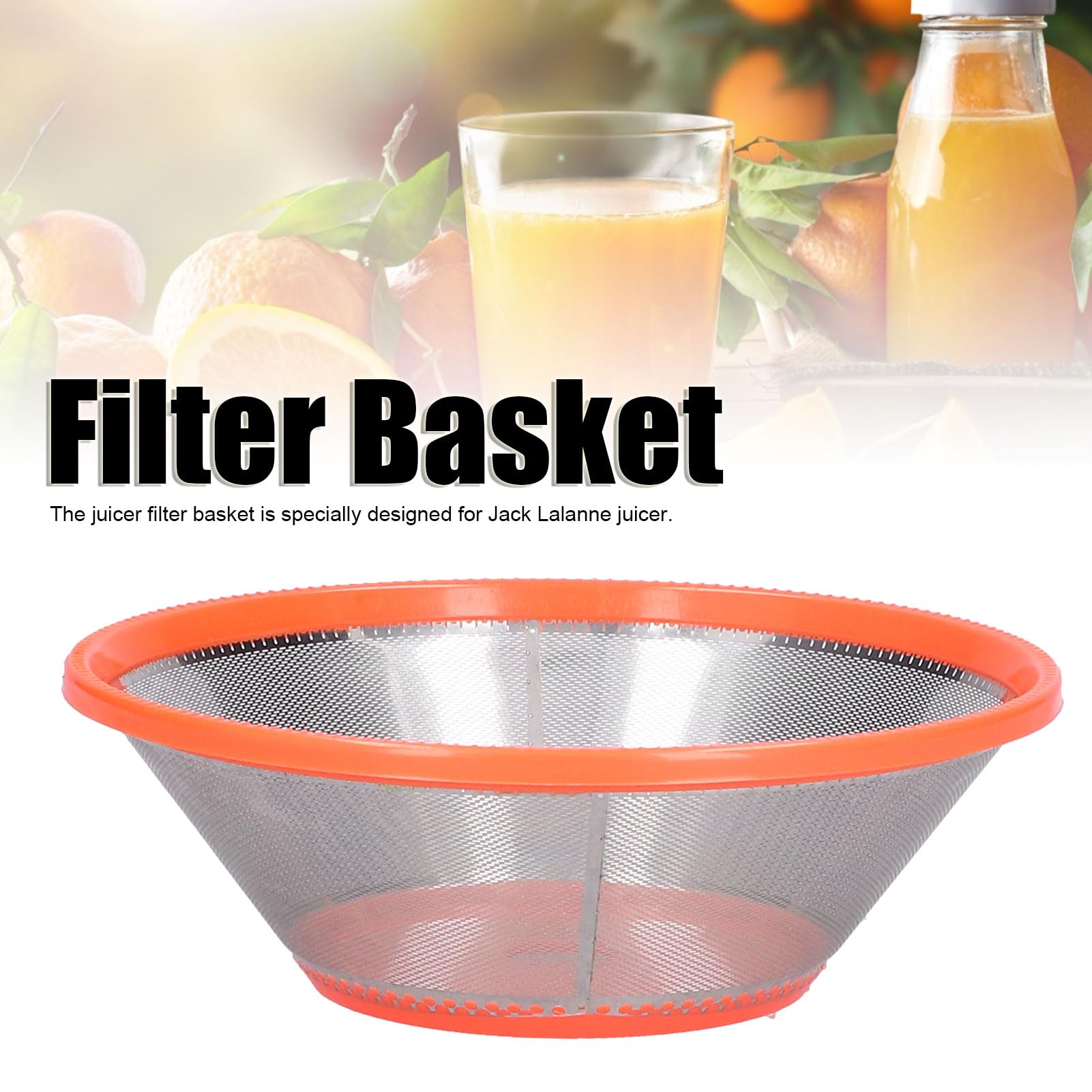 Electric Juicer Filter, Replacement for Jack Suitable Replacing Basket Screen Juicer Lalanne Power Parts