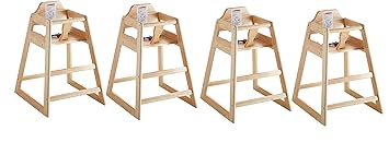 stackable wooden high chairs for restaurants