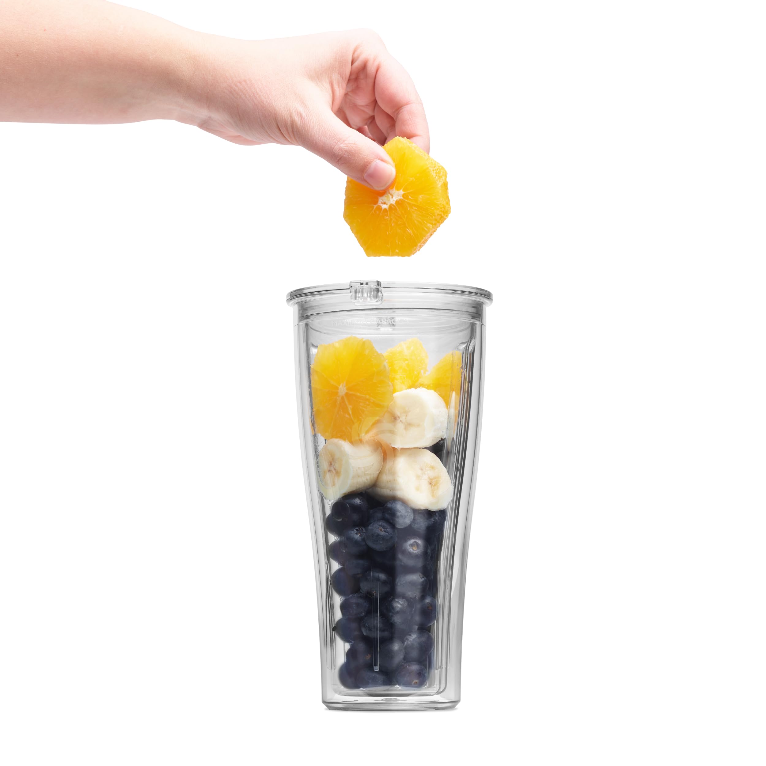 Vitamix Personal Cup Adapter, BPA-Free, Dishwasher Safe, Two 20oz Cups, Two Lids and One Adapter, Clear