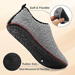 QFH Mens & Womens Non Skid Flexible Sole Indoor