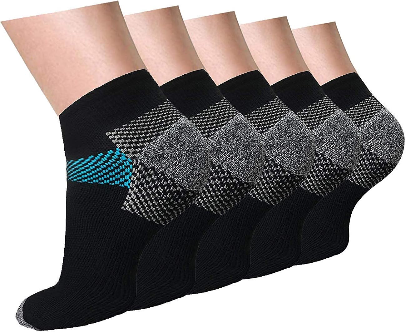 Copper Compression Running Socks For Men & Women-5/10 Pairs-Fit for Athletic,Travel& Medical: Clothing